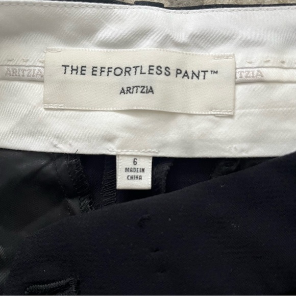 Aritzia Wilfred Effortless Cropped pants size 6 (see description) black - Picture 3 of 6